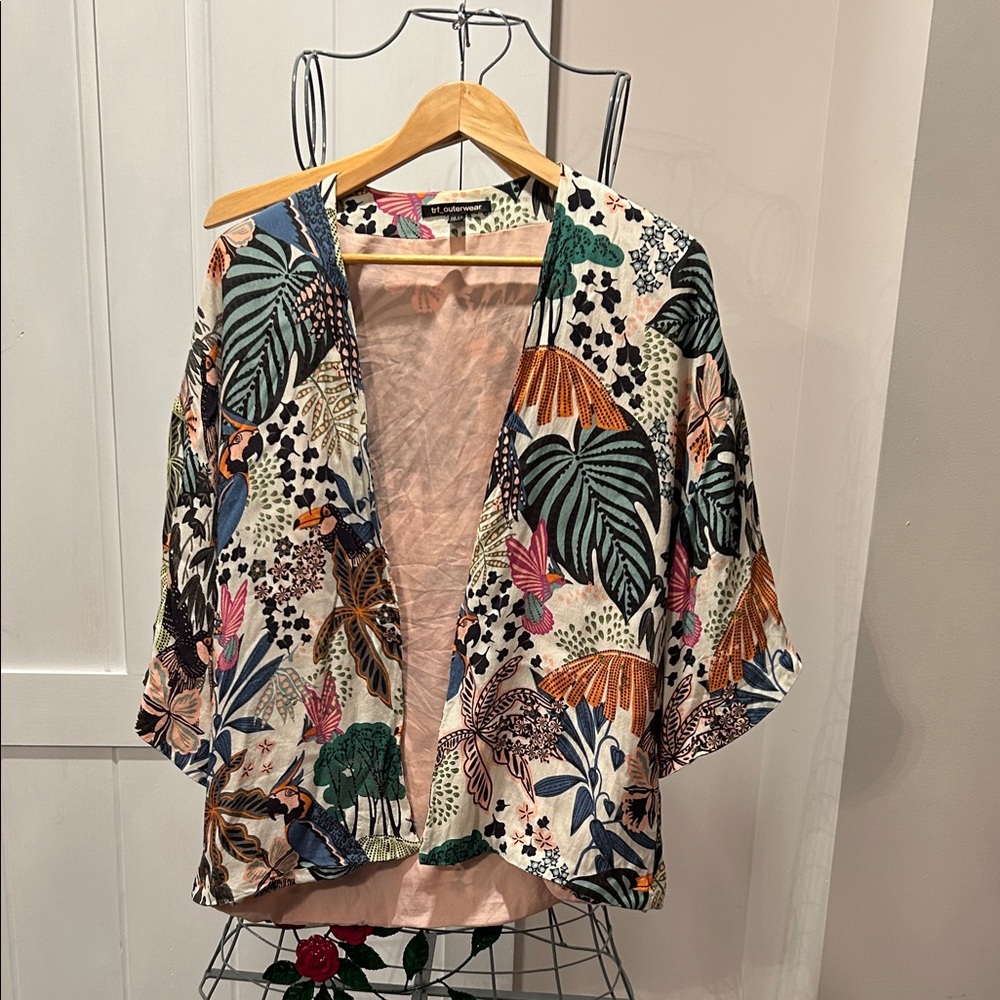 Zara Multicolor Floral Blouse